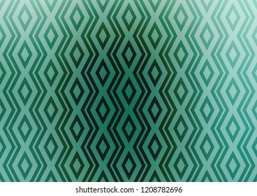 Light Blue, Green vector background with lines, rhombuses. Modern geometric abstract illustration with lines, squares. Best design for your ad, poster, banner.
