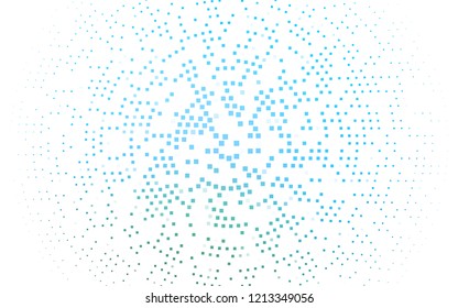 Light Blue, Green vector background with rectangles. Beautiful illustration with rectangles and squares. Pattern for commercials.