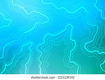 Light Blue, Green vector background with bubble shapes. A sample with blurred bubble shapes. The elegant pattern for brand book.