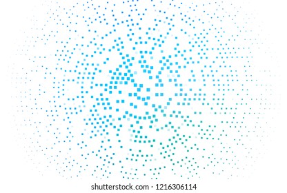 Light Blue, Green vector background with rectangles. Illustration with set of colorful rectangles. Pattern for busines ad, booklets, leaflets