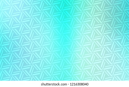 Light Blue, Green vector background with triangles. Modern abstract illustration with colorful triangles. Smart design for your business advert.