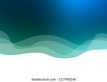 Light Blue, Green vector background with abstract lines. A completely new color illustration in marble style. A completely new marble design for your business.