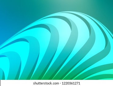 Light Blue, Green vector background with straight lines. Shining colored illustration with narrow lines. The template can be used as a background.