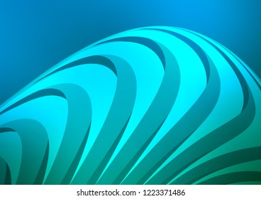 Light Blue, Green vector background with straight lines. Lines on blurred abstract background with gradient. The pattern can be used as ads, poster, banner for commercial.