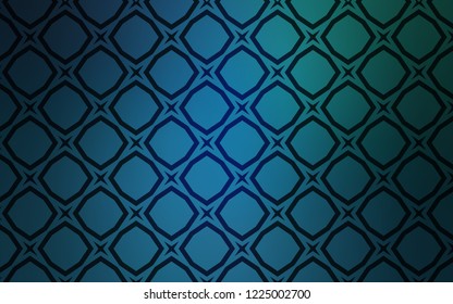 Light Blue, Green vector background with colored stars. Blurred decorative design in simple style with stars. Best design for your ad, poster, banner.