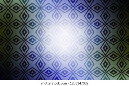 Light Blue, Green vector background with rectangles. Beautiful illustration with rectangles and squares. Smart design for your business advert.