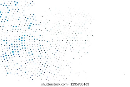 Light Blue, Green vector background with rectangles. Abstract gradient illustration with rectangles. Pattern for commercials.