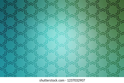 Light Blue, Green vector background with straight lines. Shining colored illustration with sharp stripes. Pattern for your busines websites.