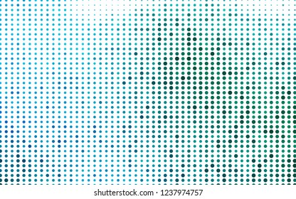 Light Blue, Green vector background with bubbles. Abstract illustration with colored bubbles in nature style. Design for posters, banners.