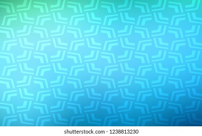 Light Blue, Green vector background with lamp shapes. Geometric illustration in marble style with gradient.  Marble design for your web site.