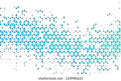 Light Blue, Green vector background with triangles. Modern abstract illustration with colorful triangles. Pattern for busines ad, booklets, leaflets