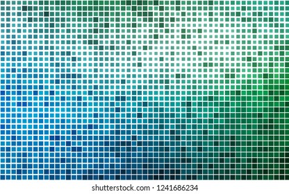 Light Blue, Green vector background with rectangles. Illustration with set of colorful rectangles. Pattern for busines ad, booklets, leaflets