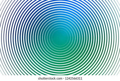 Light Blue, Green vector background with bubbles. Glitter abstract illustration with blurred drops of rain. Design for posters, banners.