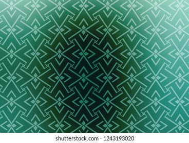 Light Blue, Green vector background with straight lines. Modern geometrical abstract illustration with staves. Smart design for your business advert.