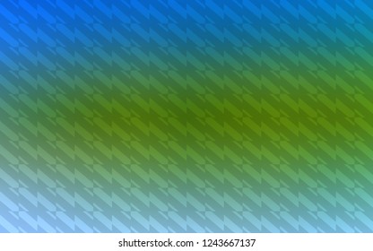 Light Blue, Green vector background with straight lines. Modern geometrical abstract illustration with Lines. Pattern for ad, booklets, leaflets.