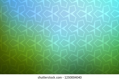 Light Blue, Green vector background with rectangles. Illustration with set of colorful rectangles. Smart design for your business advert.