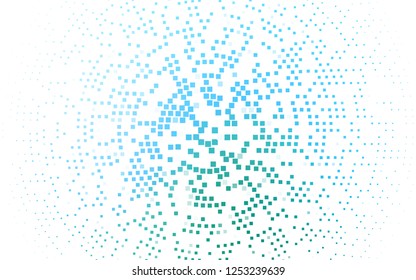 Light Blue, Green vector background with rectangles. Abstract gradient illustration with rectangles. Best design for your ad, poster, banner.