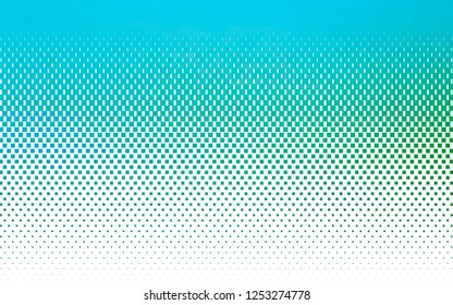 Light Blue, Green vector background with rectangles. Abstract gradient illustration with rectangles. Pattern can be used for websites.