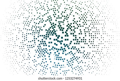 Light Blue, Green vector background with rectangles. Rectangles on abstract background with colorful gradient. Best design for your ad, poster, banner.