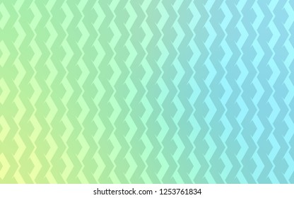 Light Blue, Green vector background with straight lines. Blurred decorative design in simple style with lines. Template for your beautiful backgrounds.