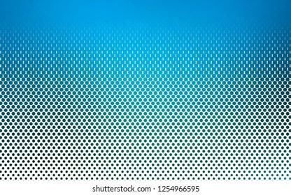 Light Blue, Green vector background with bubbles. Blurred bubbles on abstract background with colorful gradient. Design for business adverts.