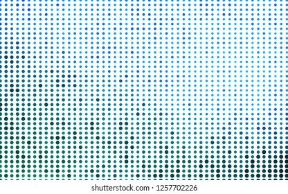 Light Blue, Green vector background with bubbles. Modern abstract illustration with colorful water drops. Design for business adverts.