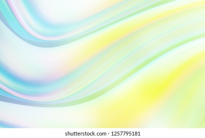 Light Blue, Green vector background with lamp shapes. Brand new colored illustration in marble style with gradient. A completely new memphis design for your business.