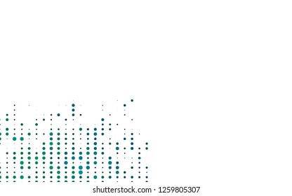 Light Blue, Green vector background with bubbles. Illustration with set of shining colorful abstract circles. Pattern for beautiful websites.