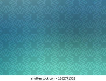 Light Blue, Green vector background with triangles, rectangles. Abstract illustration with colorful lines, cubes. Pattern for busines ad, booklets, leaflets