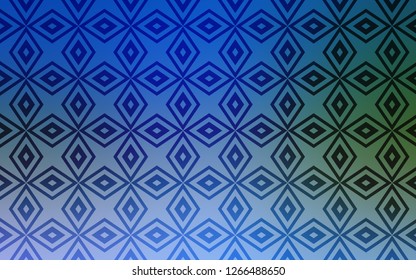 Light Blue, Green vector background with rectangles. Illustration with set of colorful rectangles. Pattern for busines ad, booklets, leaflets