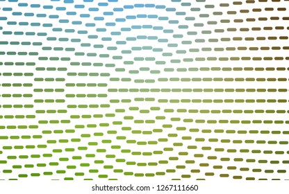 Light Blue, Green vector background with straight lines. Lines on blurred abstract background with gradient. Best design for your ad, poster, banner.