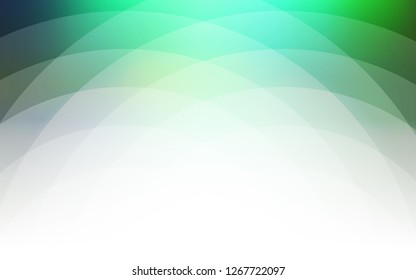 Light Blue, Green vector background with bent ribbons. A completely new color illustration in marble style. A new texture for your  ad, booklets, leaflets.