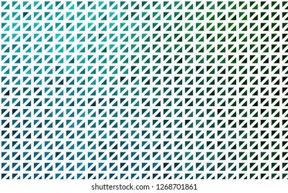 Light Blue, Green vector background with triangles. Modern abstract illustration with colorful triangles. Smart design for your business advert.