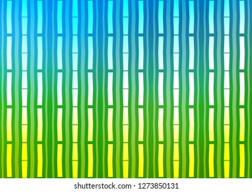 Light Blue, Green vector background with straight lines. Blurred decorative design in simple style with lines. Smart design for your business advert.
