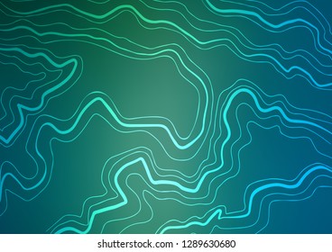 Light Blue, Green vector background with straight lines. Lines on blurred abstract background with gradient. Best design for your ad, poster, banner.