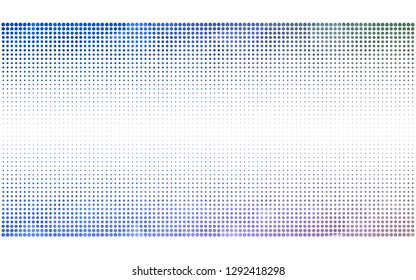 Light Blue, Green vector  background with spots. Blurred bubbles on abstract background with colorful gradient. Design for your business advert.