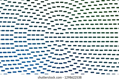 Light Blue, Green vector background with straight lines. Shining colored illustration with narrow lines. Best design for your ad, poster, banner.
