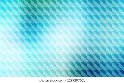 Light Blue, Green vector background with straight lines. Colorful shining illustration with lines on abstract template. Smart design for your business advert.