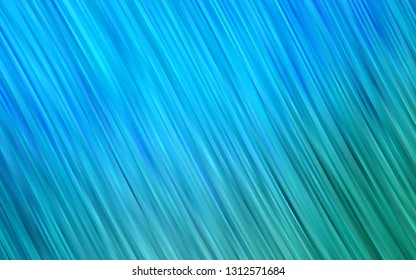 Light Blue, Green vector background with abstract lines. An elegant bright illustration with gradient. A completely new marble design for your business.
