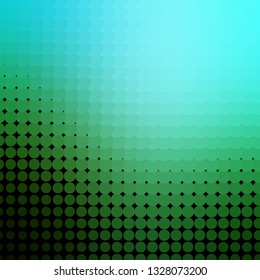 Light Blue, Green vector background with circles. Abstract illustration with colorful spots in nature style. Design for posters, banners.