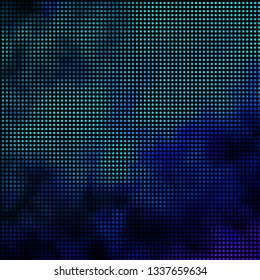Light Blue, Green vector background with circles. Colorful illustration with gradient dots in nature style. New template for your brand book.