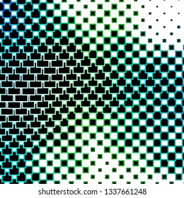 Light Blue, Green vector background in polygonal style. New abstract illustration with rectangular shapes. Pattern for busines booklets, leaflets