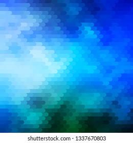 Light Blue, Green vector background with lines. Gradient illustration with straight lines in abstract style. Pattern for booklets, leaflets.