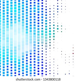 Light Blue, Green vector background with rectangles. Illustration with a set of gradient rectangles. Best design for your ad, poster, banner.