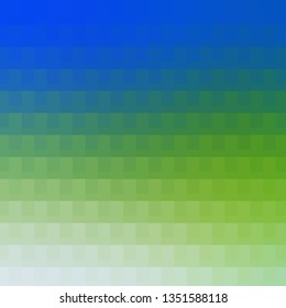 Light Blue, Green vector background in polygonal style. Abstract gradient illustration with colorful rectangles. Modern template for your landing page.