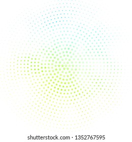 Light Blue, Green vector background with small and big stars. Decorative illustration with stars on abstract template. Design for your business promotion.