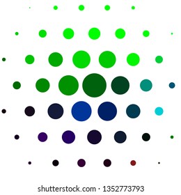 Light blue, Green vector background with circles. Illustration with set of shining colorful abstract spheres. Pattern for booklets, leaflets.