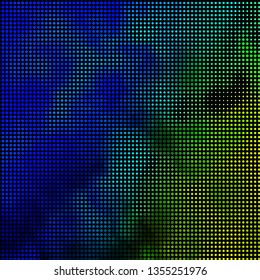 Light Blue, Green vector background with circles. Abstract decorative design in gradient style with bubbles. Pattern for business ads.