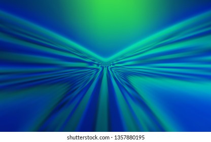 Light Blue, Green vector background with wry lines. Shining colorful illustration in simple style. A new texture for your  ad, booklets, leaflets.