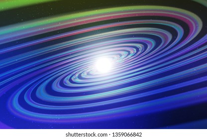 Light Blue, Green vector background with astronomical stars. Shining colored illustration with bright astronomical stars. Best design for your ad, poster, banner.